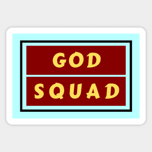 God Squad | Christian Typography Magnet